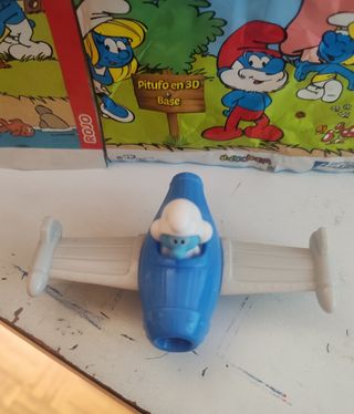 Avión Pitufo Kinder Maxi