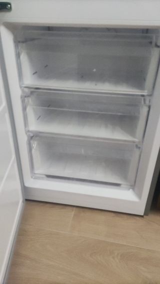 Frigorífico Corbero combi acero 1,85 alto