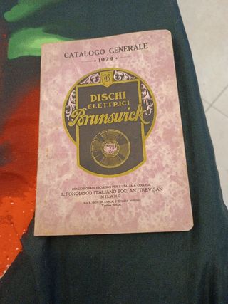 Catalogo Brunswick 1929