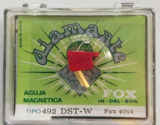 Aguja Tocadiscos FOX 492 Diamante