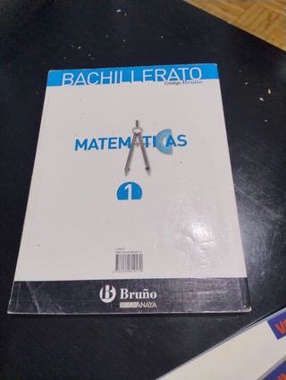 Código Bruño Matemáticas 1 Bachillerato