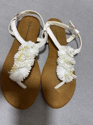 Sandalias blancas Nuevotomaterajo - 38