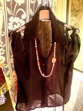 Camicia elegante nera