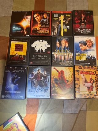lote películas 12 DVDs - Acción, Drama, Comedia