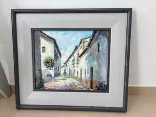 Cuadro al óleo - Paisaje urbano