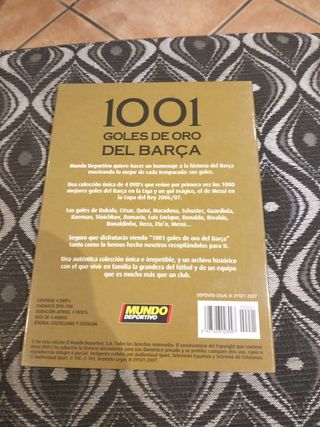 1001 Goles de Oro del Barça (4DVDs)