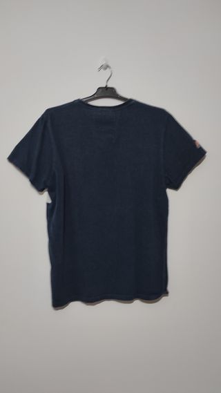 Camiseta Superdry azul y gris