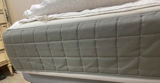 Canapé abatible marrón, pìel sintetica