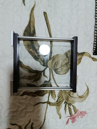 Portafotos rollo fotográfico Y otro de cristal.