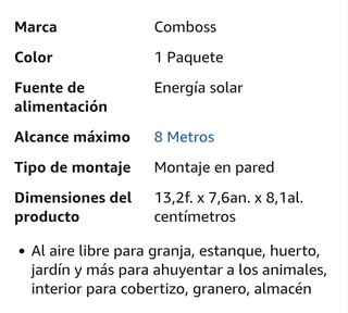 Alarma Solar infrarroja