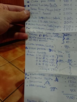 Liquidacion pack  máquinas gym panatta y más..