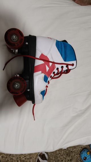 Patines Roller Derby Disco Rojo
