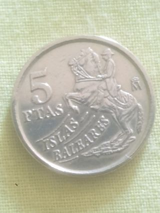 Moneda 5 Ptas. Baleares