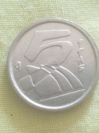 Moneda 5 Ptas. España