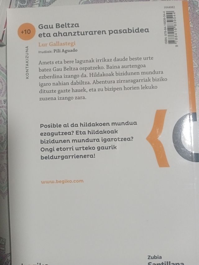 Gau beltza eta ahanzturaren pasabidea