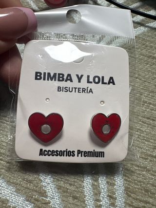 BIMBA Y LOLA - Pendientes corazón