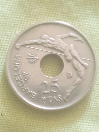 Moneda 25 Ptas Barcelona '92
