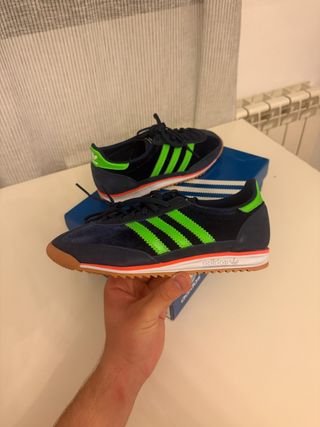 Zapatillas Adidas Sl OG - Azul y Verde