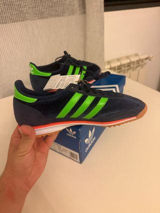 Zapatillas Adidas Sl OG - Azul y Verde