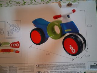 Moto sin pedales infantil