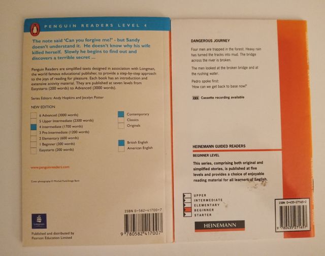 Pack libros en inglés 