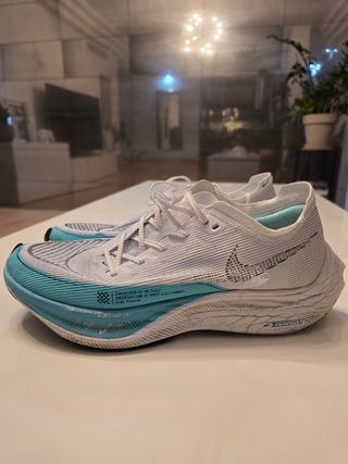 Zapatillas Nike Vaporfly - Blancas y Turquesas