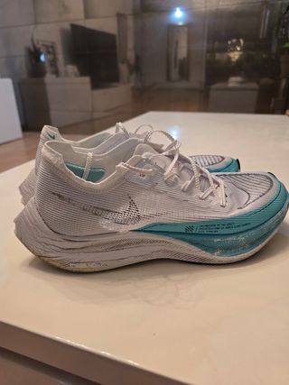 Zapatillas Nike Vaporfly - Blancas y Turquesas