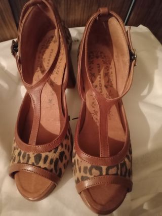 Zapatos salón leopardo -talla 37