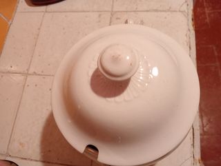 Sopera Cartuja Sevilla - Porcelana blanca