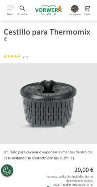 Accesorios Thermomix 6 sin estrenar.