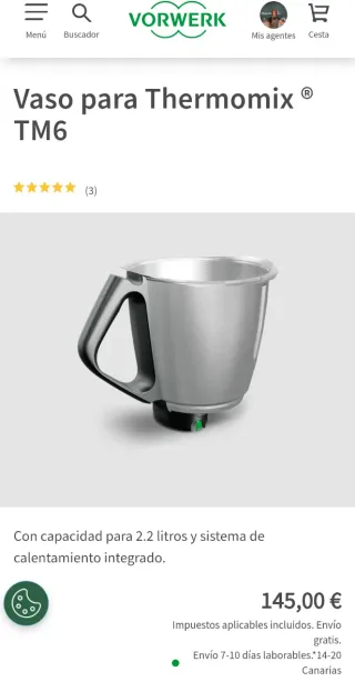 Accesorios Thermomix 6 sin estrenar.