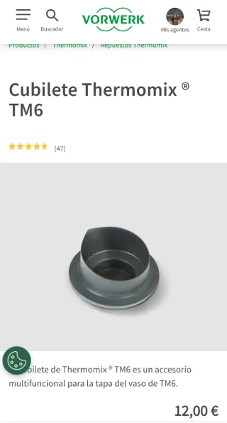 Accesorios Thermomix 6 sin estrenar.