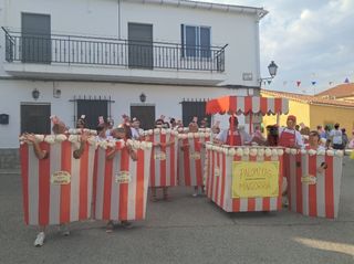 Disfraz grupal Palomitas + Palomitero