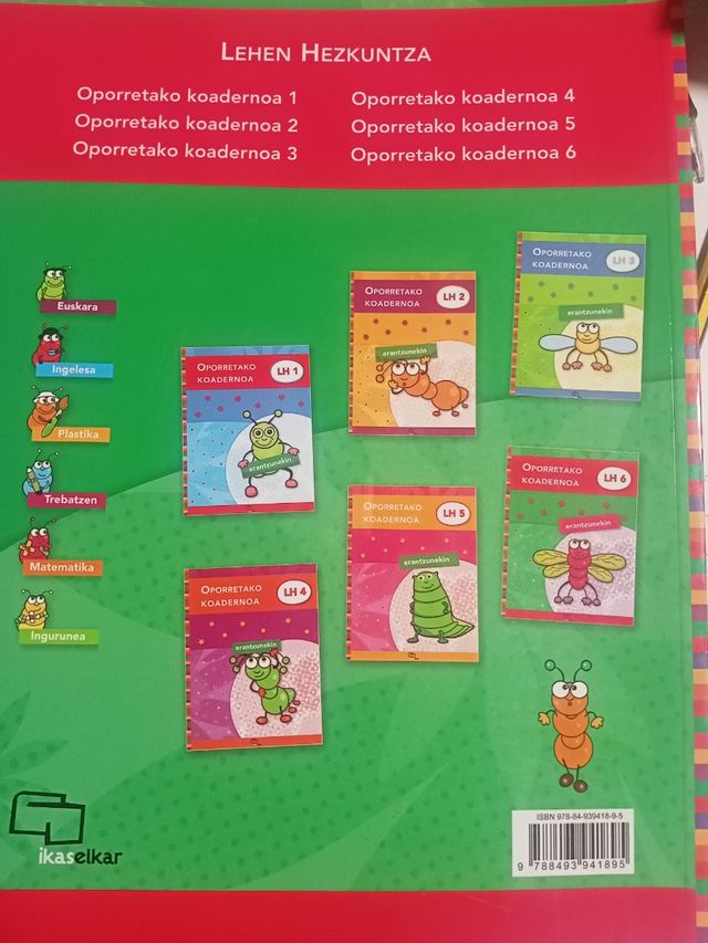 Oporretako koadernoa 6 (erantzunekin)