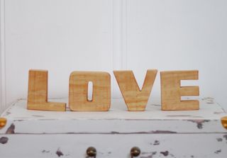 Letras madera LOVE