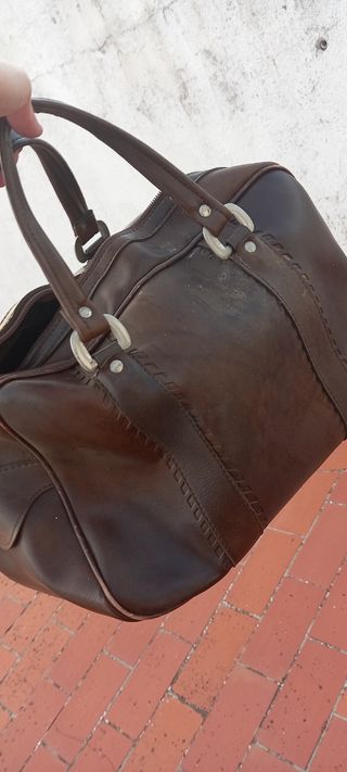 Bolso marrón vintage