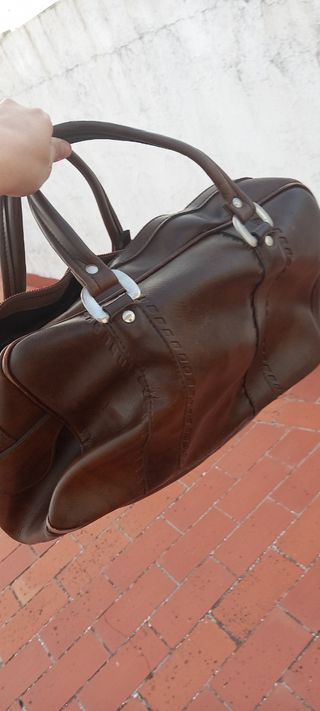 Bolso marrón vintage