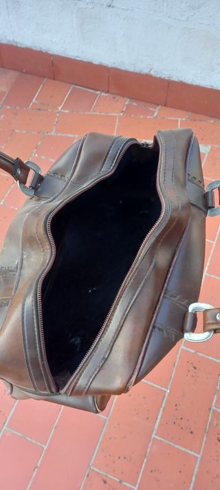Bolso marrón vintage