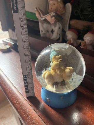 4 Sfere di neve natalizie con orso