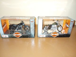 2 Motos Harley Maisto 1/18 (2013-2014)