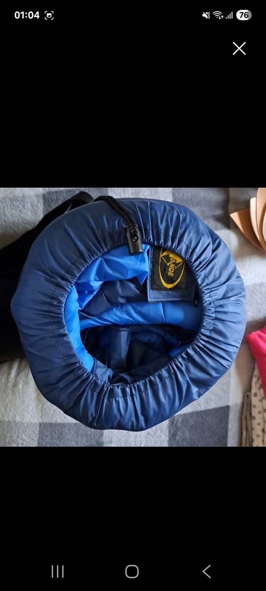 Sacco a pelo ERRE L n. 1verde e n. 1 blu