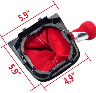 Pomo cambio Golf 5/6 6v rojo