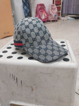 Gorra Gucci GG - Beige/Azul