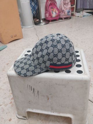 Gorra Gucci GG - Beige/Azul