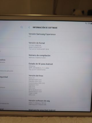 Tablet Samsung Galaxy Tab blanca