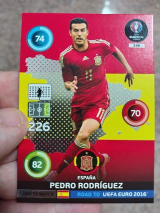 Carta Panini Pedro Rodriguez Euro2016