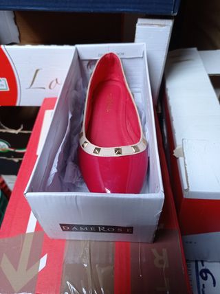 Ballerine DAME ROSE rosse