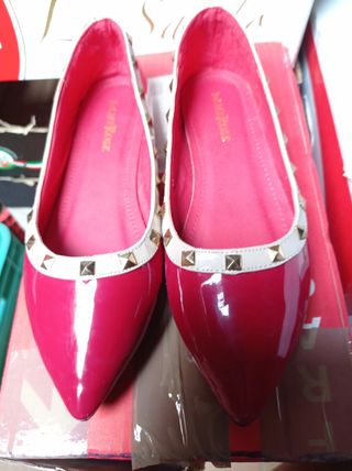 Ballerine DAME ROSE rosse