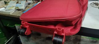 Juego de Maleta y Bolso Rojo Overline Travel Nueva