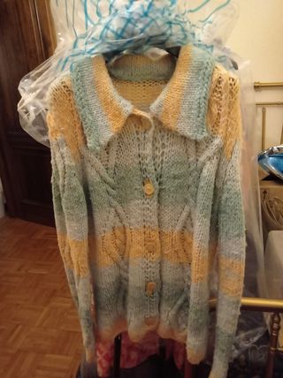 Maglione lana fatto a mano